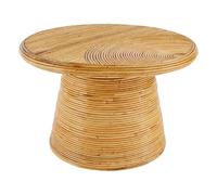 Atmosphera Table basse ronde rotin - Naturel