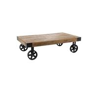 Atmosphera - Table Basse Silas - métal & Bois de manguier