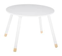 Atmosphera Table enfant Douceur 83790 Blanc 60x43 cm Pieds en pin