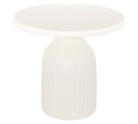 Atmosphera Table d'appoint Mudan 55x55x50 cm Ivoire