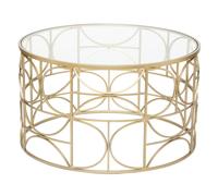 Atmosphera Table d'appoint ronde - Doré