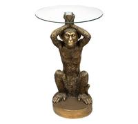 Atmosphera Table d'appoint Wild Monkey - Or