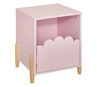Table de chevet enfant Douceur rose 35,5x40cm - Atmosphera Créateur d'intérieur