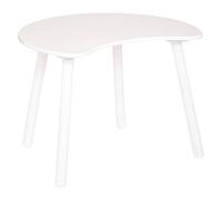 Atmosphera - Table Enfant Lune - Bois et pin - Blanc