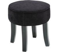 Tabouret Adriel - Velour - Noir
