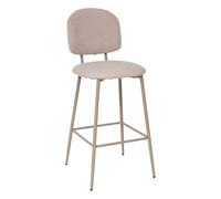 Tabouret de bar ""Kamili"" beige H108,5cm - Atmosphera Créateur d'intérieur