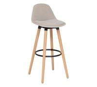 Atmosphera - Tabouret de Bar Maxon Beige h92,5cm
