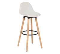 Atmosphera - Tabouret de Bar Maxon Blanc h92,5cm