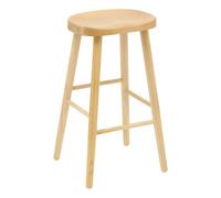 Atmosphera - Tabouret de Bar senka Ovale h.71cm Beige
