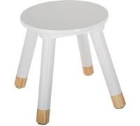 Tabouret enfant Douceur - Diam. 24 cm - Blanc