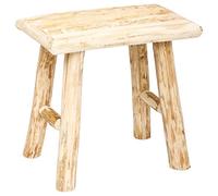 Atmosphera Tabouret Woody – Peuplier Naturel