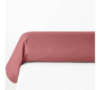 Atmosphera - Taie de Traversin Carina Unie 85 x 185 cm, Coton 57 Fils - Linge de Lit, Parure pour Chambre