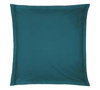 Atmosphera - Taie d'oreiller en Coton - Bleu Canard 63x63 cm