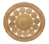 Atmosphera – Tapis ajouré en jute Esra Diam. 120 cm