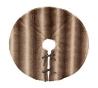 Atmosphera - Tapis de Sapin Effet Fourrure Marron d90cm