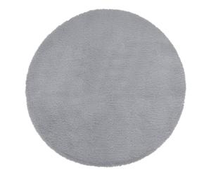 Atmosphera - Tapis Extra Doux - Effet Fourrure - Gris D80 cm