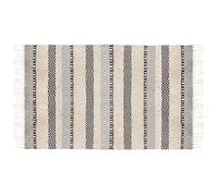 Atmosphera - Tapis Relief en coton 90x150 cm multicolore à franges