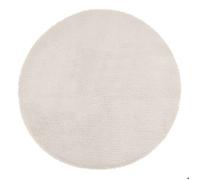 Atmosphera Tapis rond extra doux Diamètre 80 cm Ivoire