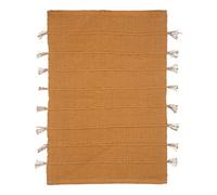 Atmosphera - Tapis Tula en Coton avec Pompon en Jute 60x90cm - Jaune