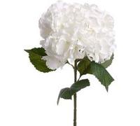 Tige artificielle d'Hortensia - H. 83 cm - Blanc