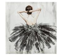 Atmosphera - Toile imprimée Strass Danseuse 48X48