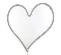 Atmosphera - Tube néon mural led coeur rouge l 32cm