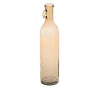 Atmosphera Vase bouteille en verre Yana 75 cm Rose clair