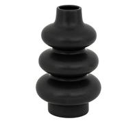 Atmosphera - Vase en céramique Clothilde - Noir - H 25 cm