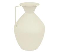 Atmosphera Vase cruche métal - Blanc