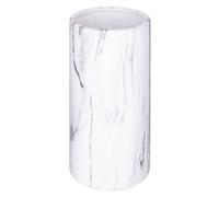 Atmosphera - Vase Cylindre - marbre - Blanc - H20 cm