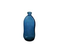 Atmosphera - Vase Dame Jeanne - Verre recy leu Orage H35 cm