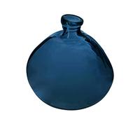 Atmosphera - Vase Dame Jeanne - Verre recy leu Orage D33 cm