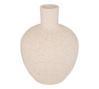 Atmosphera Vase déco céramique boule - Blanc