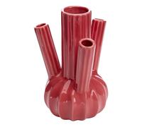 Atmosphera Vase décoratif céramique - Rose foncé
