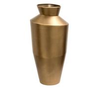 Atmosphera - Vase en métal Barrel h.40cm doré