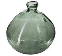 Atmosphera Vase en verre rond - Vert