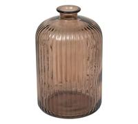 Atmosphera - Vase Luz Verre recyclé Marron h23cm