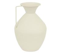 Atmosphera - Vase métal Sylvain Blanc h36cm