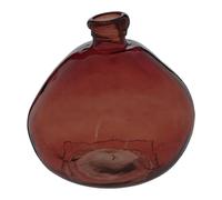 Atmosphera Vase ballon en verre recyclé Uly 33 cm Ambre