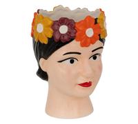 Atmosphera - Vase tête de Femme yuca céramique h18,2cm