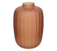 Atmosphera Vase en verre Tigy - Ambre