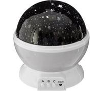 Atmosphera Veilleuse enfant Projecteur rotatif étoile Gris D13 cm