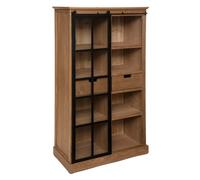 Atmosphera Vitrine bibliothèque Danik - Marron