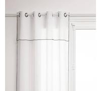 Atmosphera - Voilage Fred en métal 140x240cm Blanc