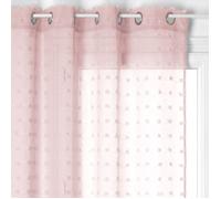 Atmosphera - Voilage Lily - 140 x 240 cm - Rose