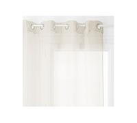 Atmosphera - Voilage Moly - 135 x 240 cm - Couleur lin - Moly