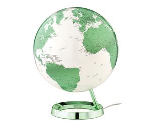 Atmosphere No-0331F7N4-Gb Globe lumineux vert chaud 30 cm de diamètre Base en plastique avec éclairage