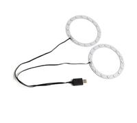 Atmosphères de jeu immersives Cercles lumineux LED pour consoles Décors de salle de jeu colorés avec modèle de couleur activé par le son Lumières d ' ambiance à faible consommation d ' énergie