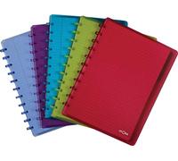 Cahier spirales Atoma A4 24 x 29,7 cm - blanc ligné - 120 pages
