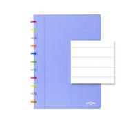 Atoma Tutti Frutti Cahier ft A4, 144 pages, ligné, bleu transparent